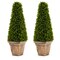 Costway 3 FT Artificial Boxwood Topiary Tree Potted Fake Tree Indoor & Outdoor Faux Tree